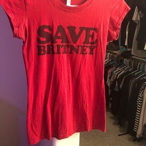 anchor blue Tops - Save Britney Spears T-shirt anchor blue Tops - Save Britney Spears T-shirt